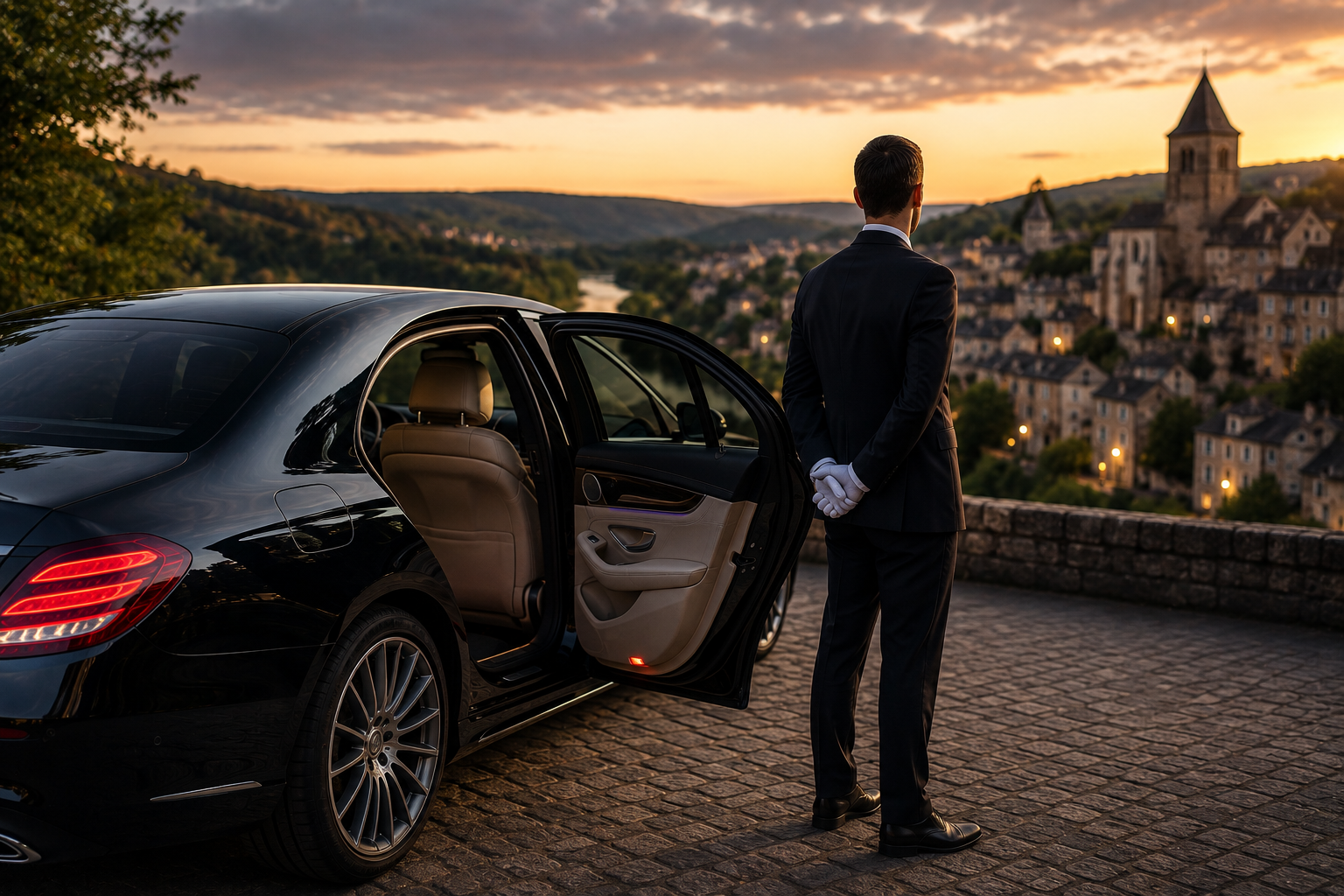 Chauffeur SAM 12 VTC prêt pour votre réservation